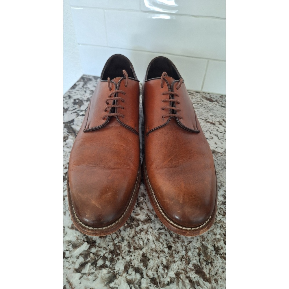 To Boot New York Adam Derrick Mens 11 Cognac Leather Derby Dress Shoes Italy 147